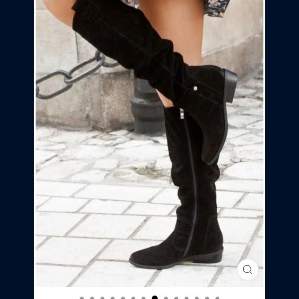 Chic Black Over the Knee Women's Boots